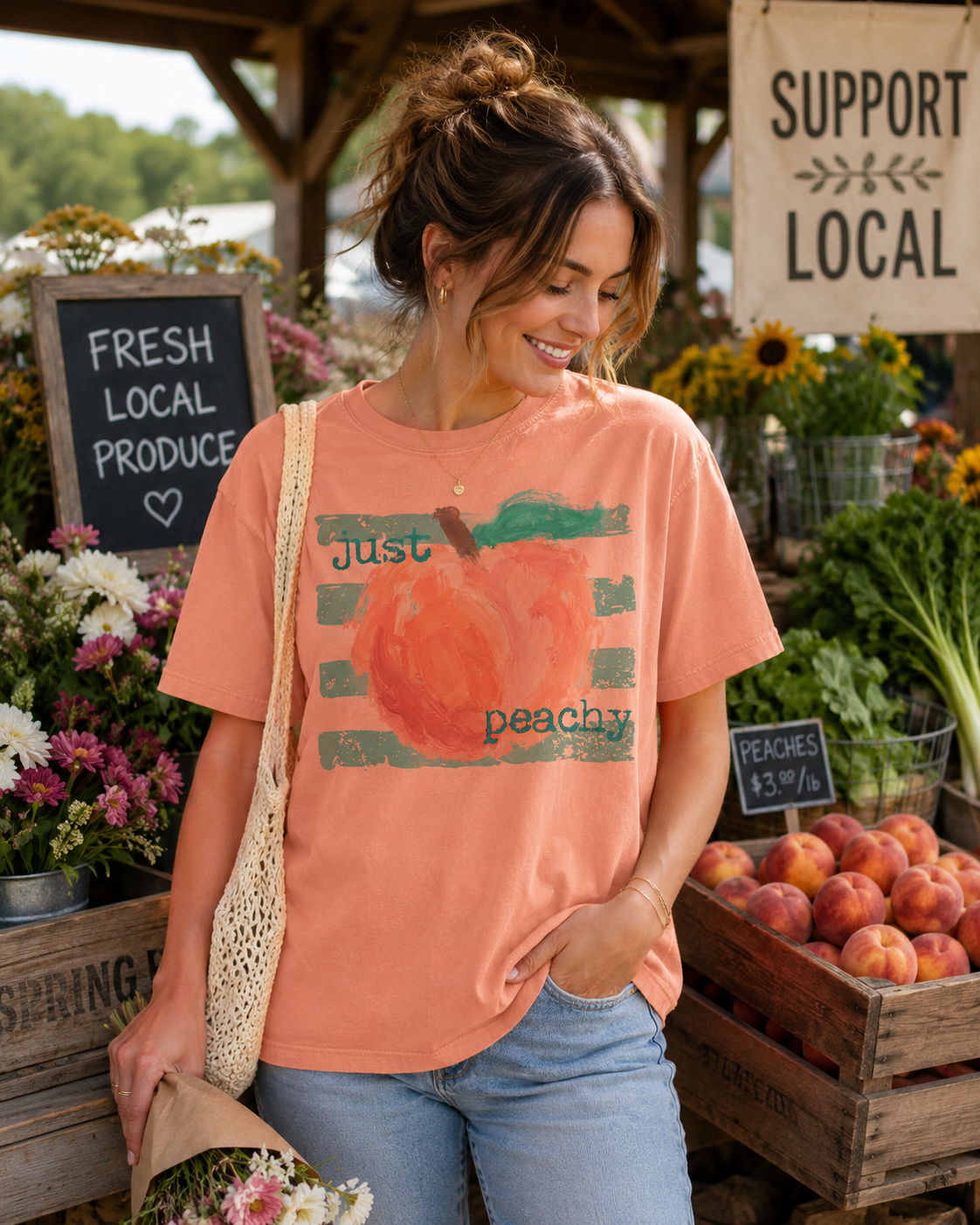 Just Peachy Graphic Tee