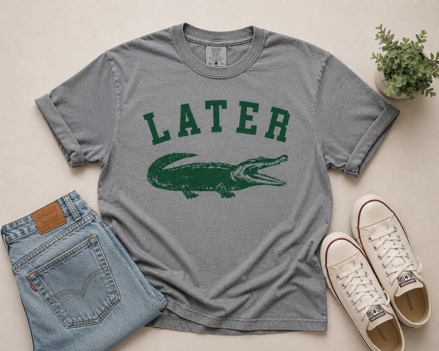 Later Gator- Granite Graphic T-Shirt