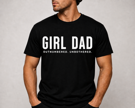 Girl Dad- Father's Day Graphic Tee