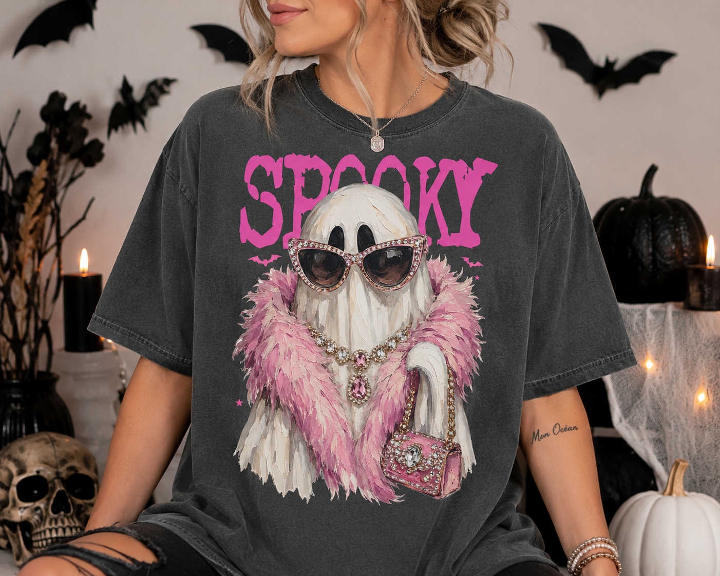Spooky Ghost- Graphic Unisex Tee