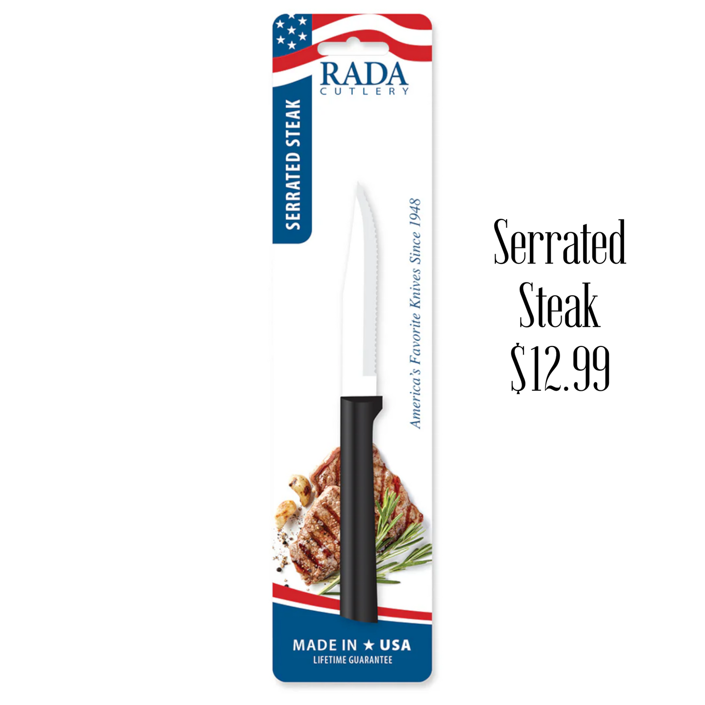 Serrated Steak Knife - Rada Cutlery