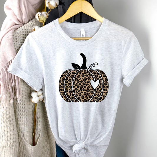 Wholesale Wild about Pumpkins Graphic Tee - Grey