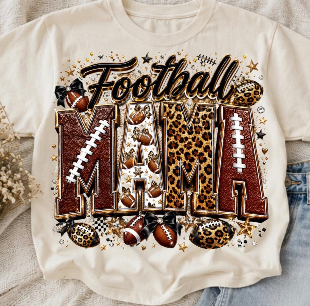 Football Mama - Unisex Sweatshirt/Tee