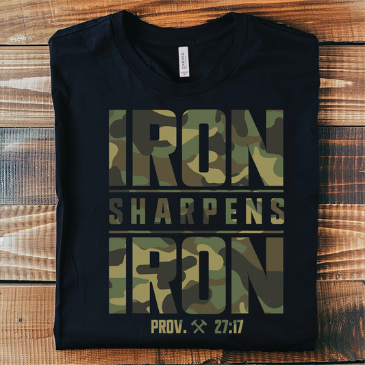 Iron Sharpens Iron- Father's Day Graphic Tee