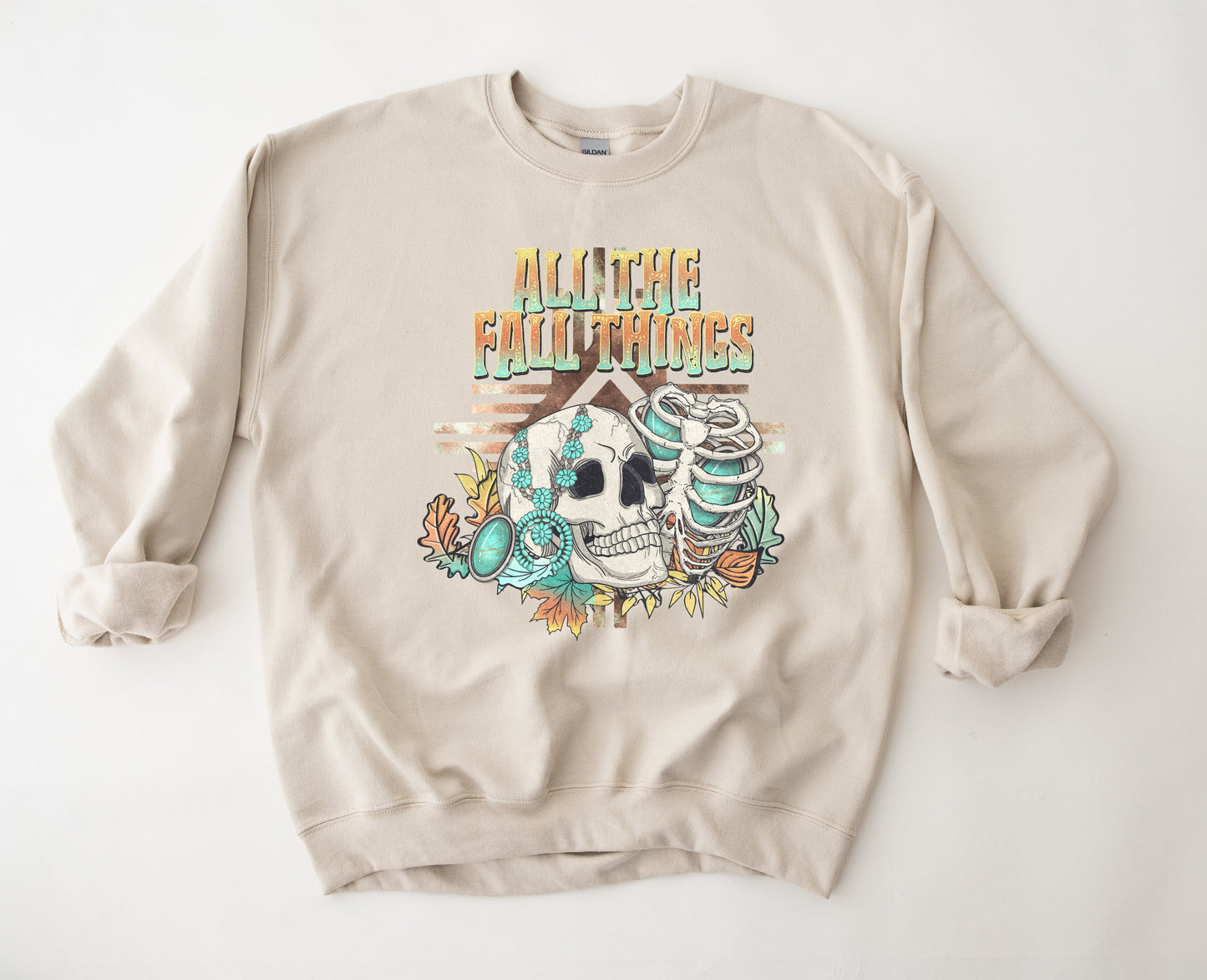 Wholesale All Things Fall Graphic Tee - Burnt Orange Tee