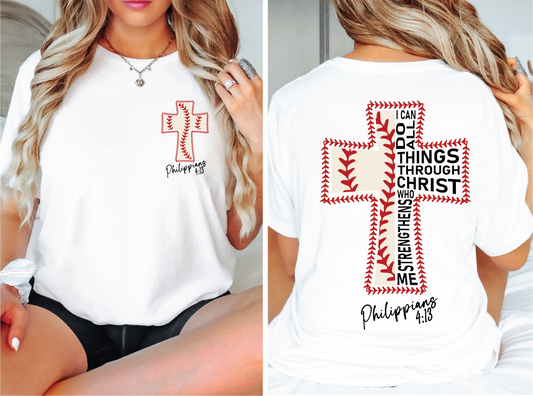 Baseball Cross Unisex Graphic T-Shirt