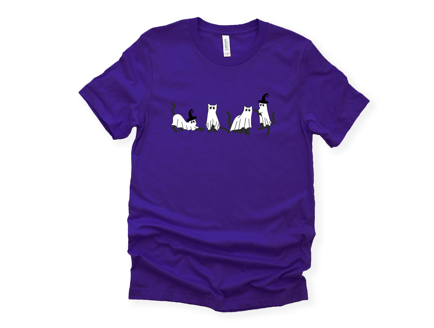 Wholesale Cat Halloween Graphic Tee - Autumn Tee