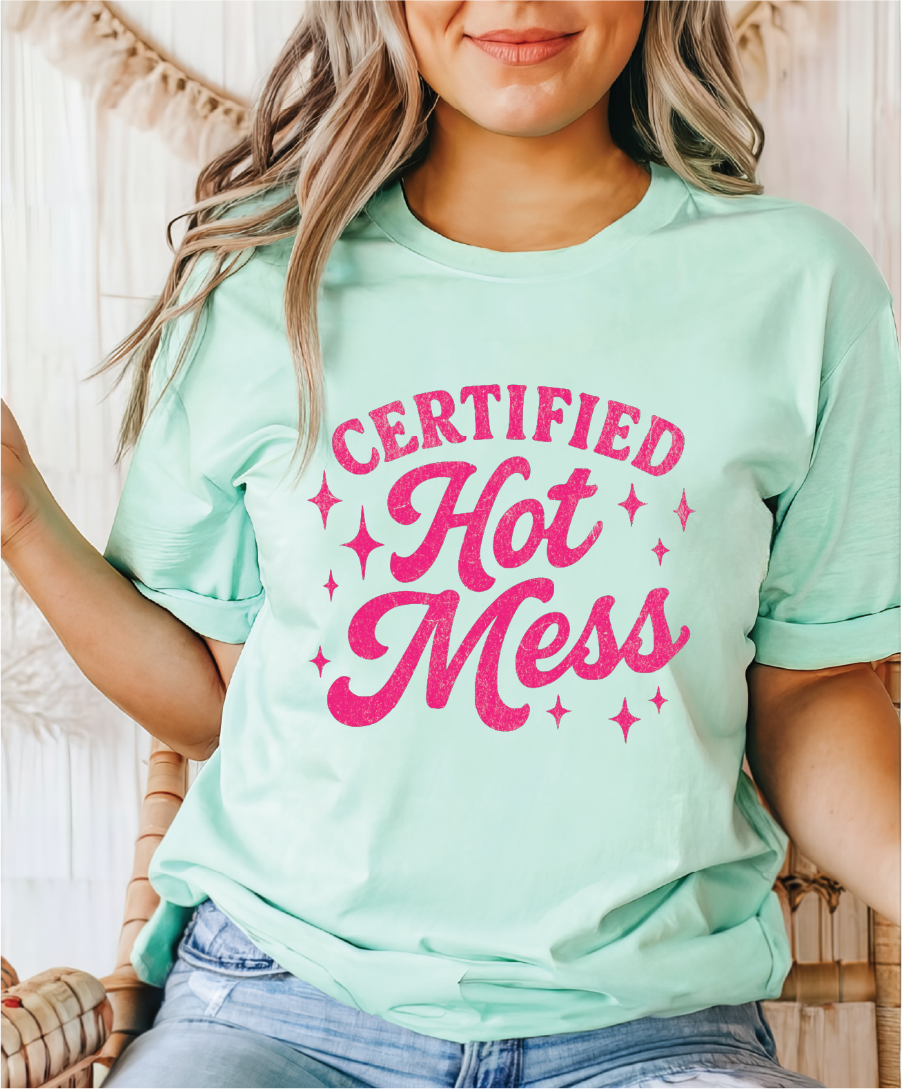 Certified Hot Mess- Unisex Graphic Tee