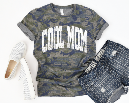Cool Mom Unisex Camo Tee