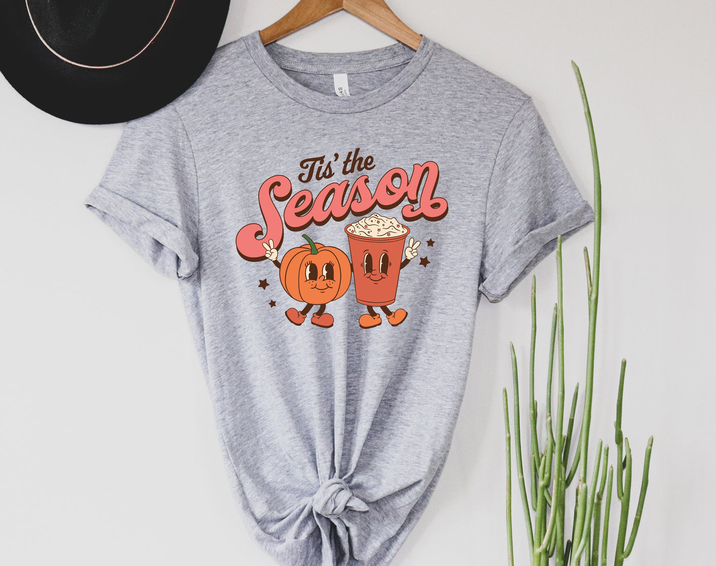 Wholesale Fall Tis the Season Graphic Tee - Mint