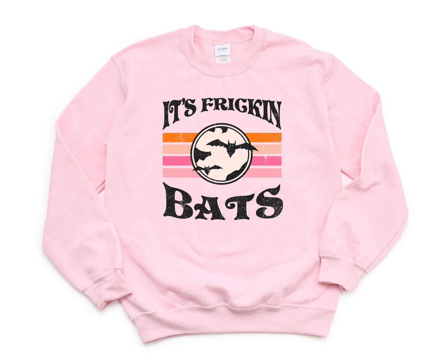 Wholesale Fricken Bats Graphic Tee - Pink Sweatshirt