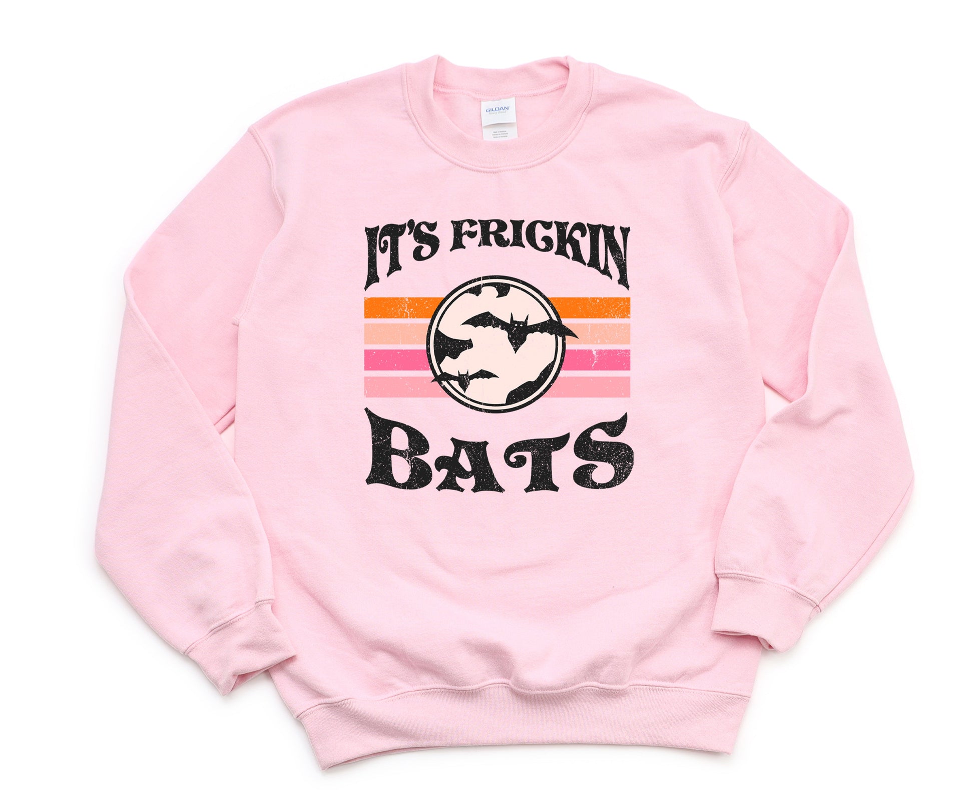 Wholesale Fricken Bats Graphic Tee - Pink Sweatshirt