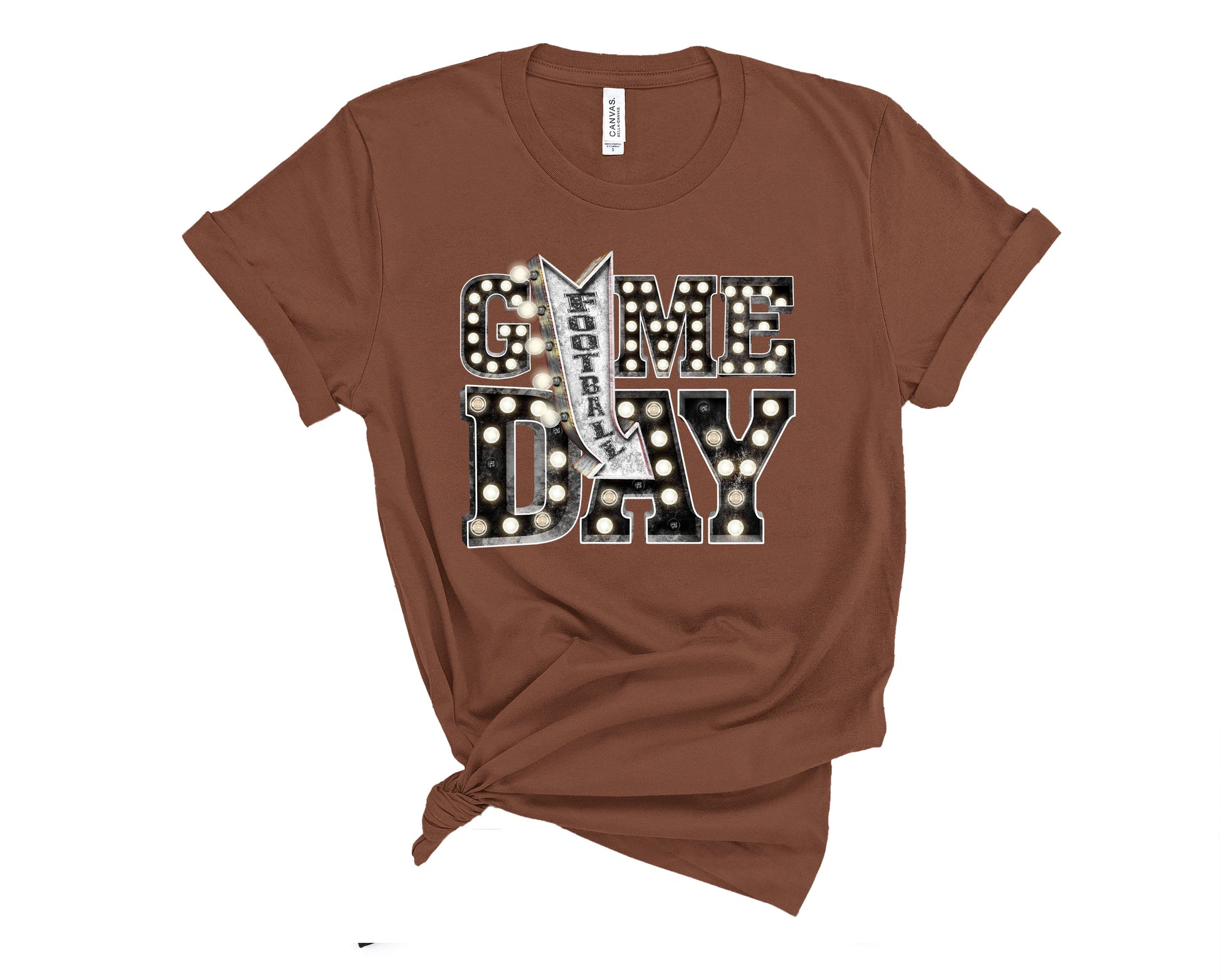 Wholesale Game Day Lights Graphic Tee - Sand Sweatshirt