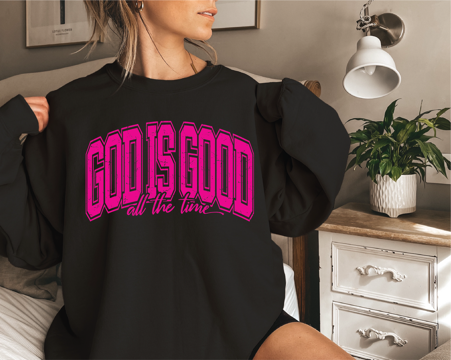 God Is Good- Graphic Sweater
