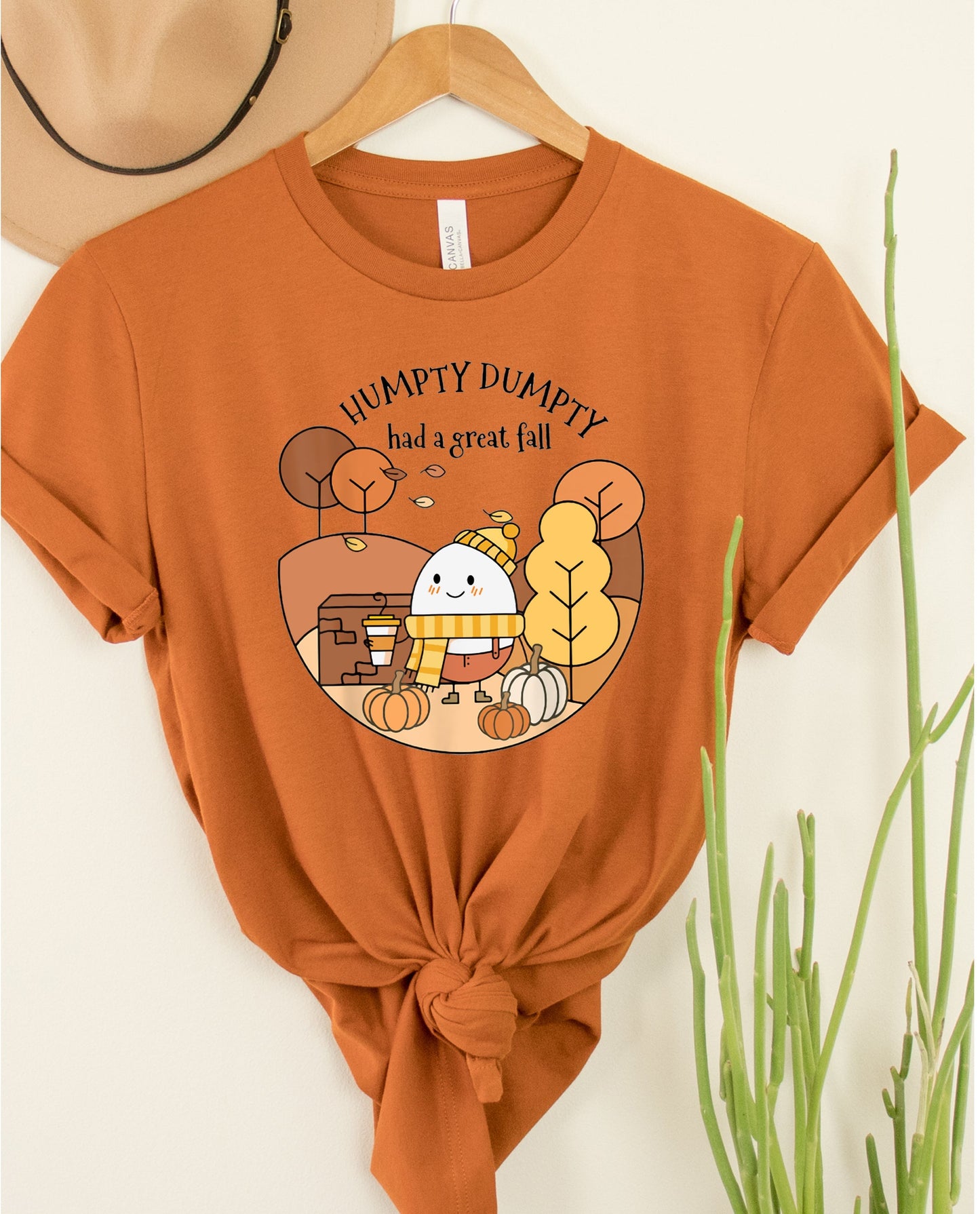 Wholesale Humpty Dumpty Graphic Tee - Tan