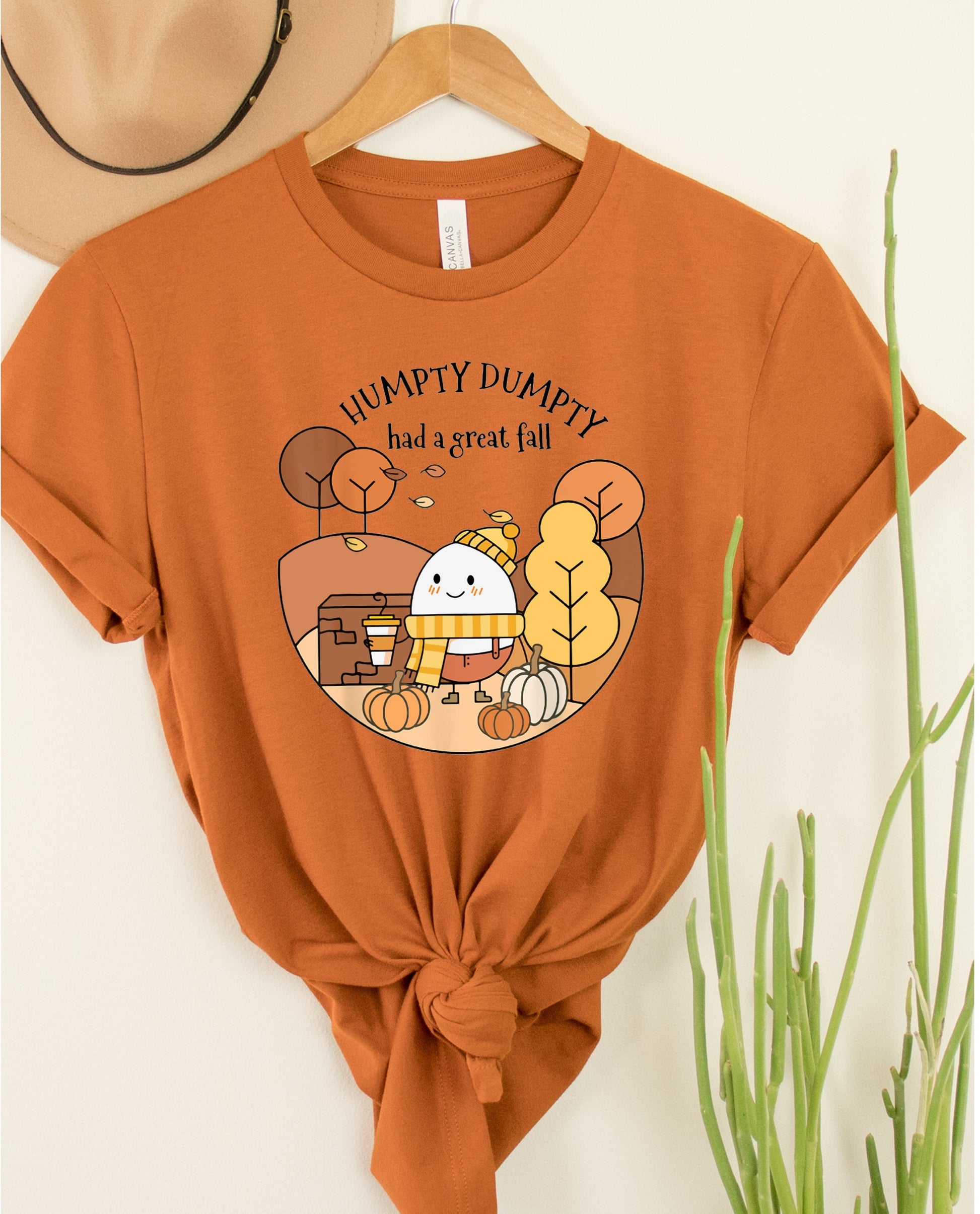 Wholesale Humpty Dumpty Graphic Tee - Tan