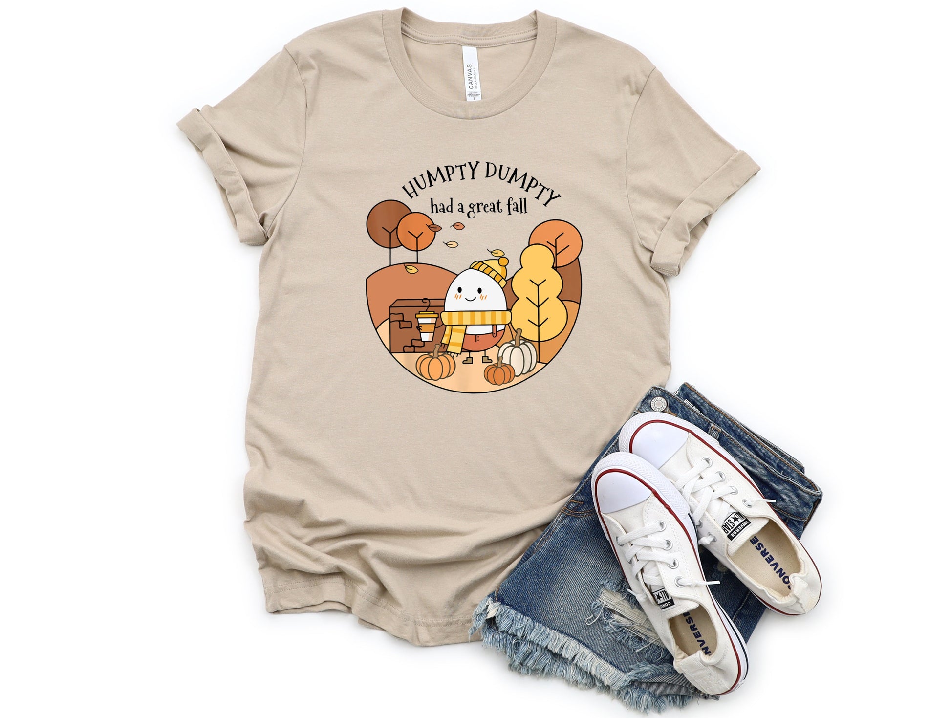 Wholesale Humpty Dumpty Graphic Tee - Toast