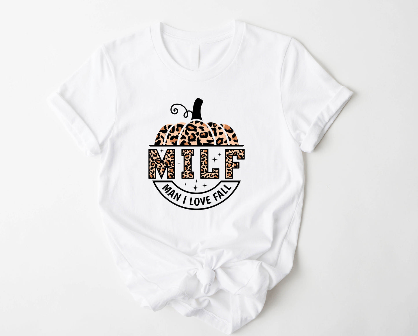 Wholesale Man I Love Fall Graphic Tee - White Sweatshirt