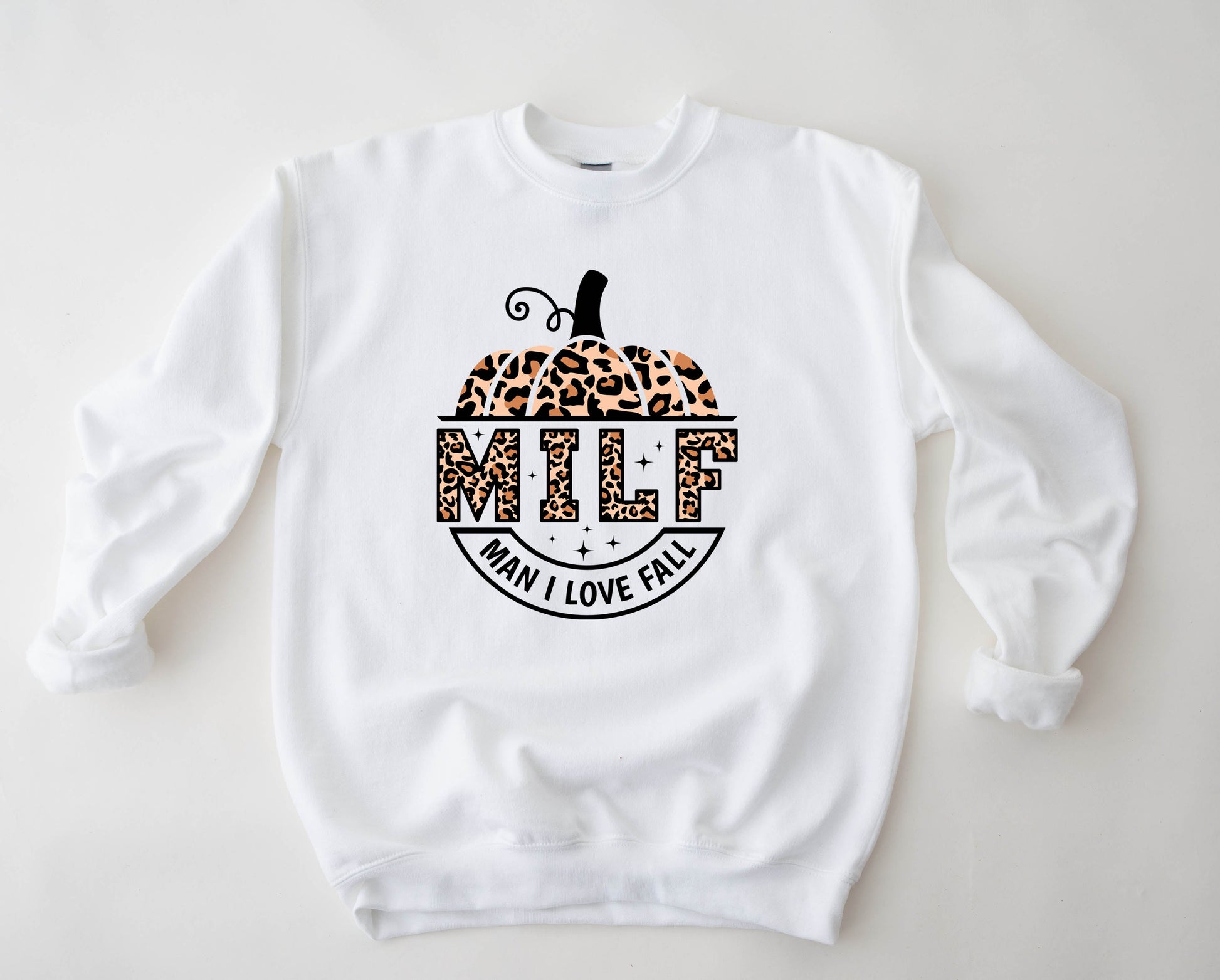 Wholesale Man I Love Fall Graphic Tee - White