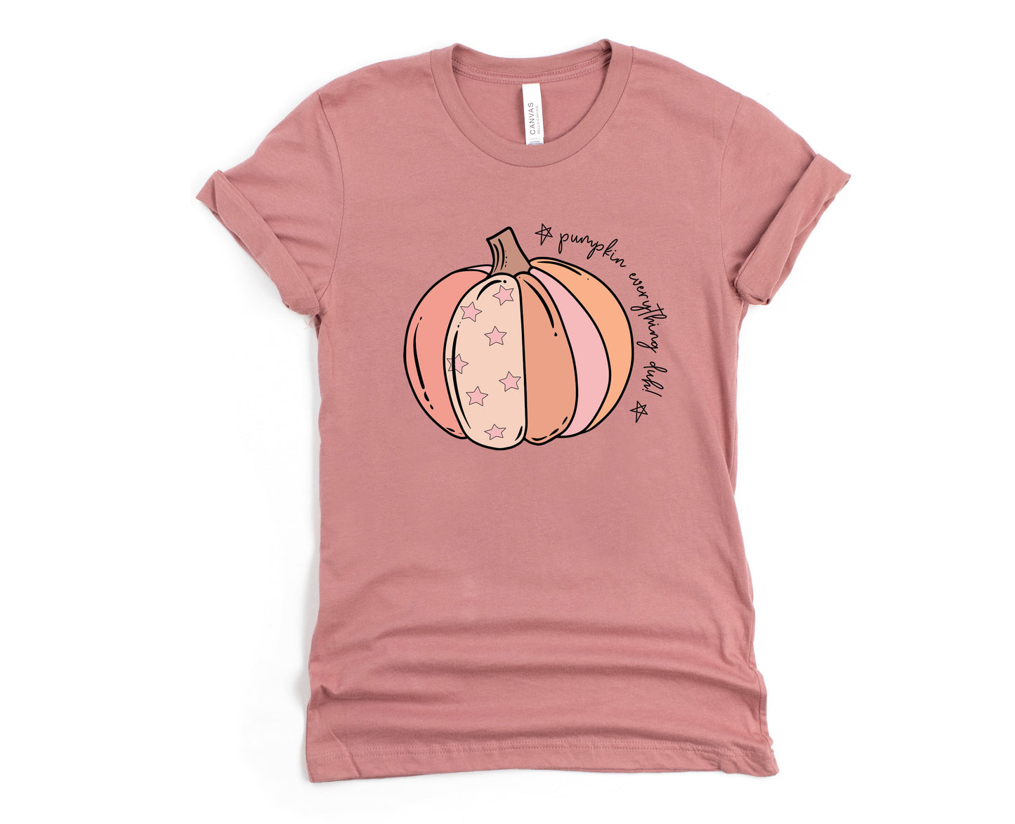 Wholesale Pumpkin Everything Duh Graphic Tee - Tan