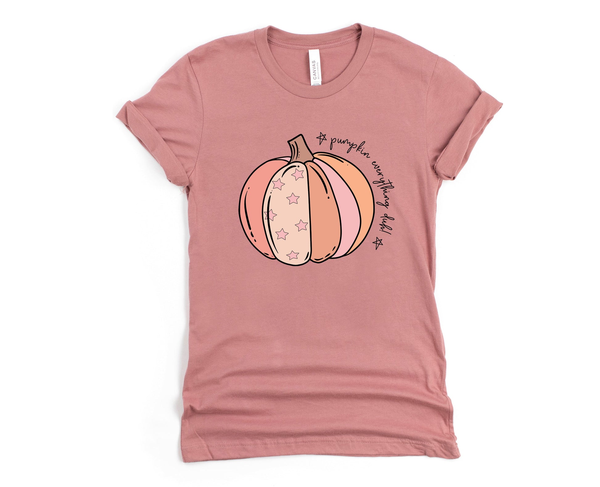 Wholesale Pumpkin Everything Duh Graphic Tee - Tan