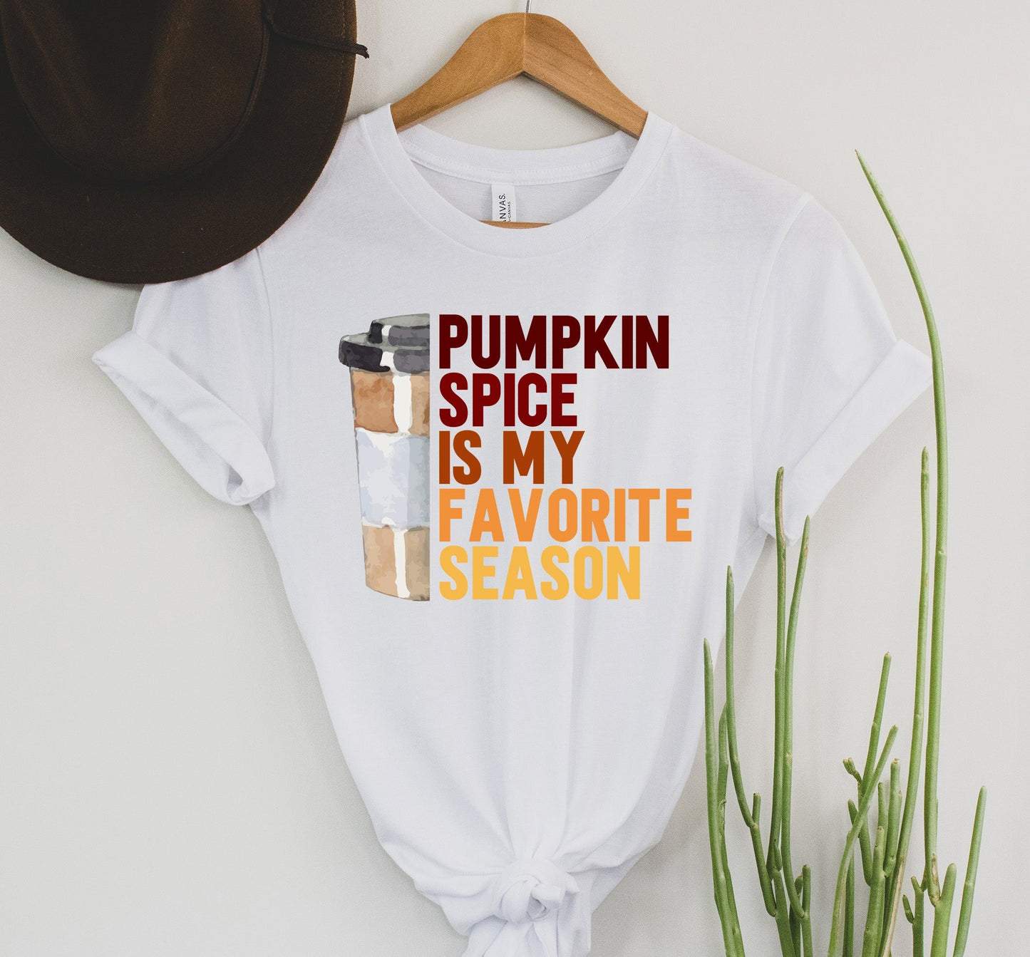 Wholesale Pumpkin Spice Season Graphic Tee - White