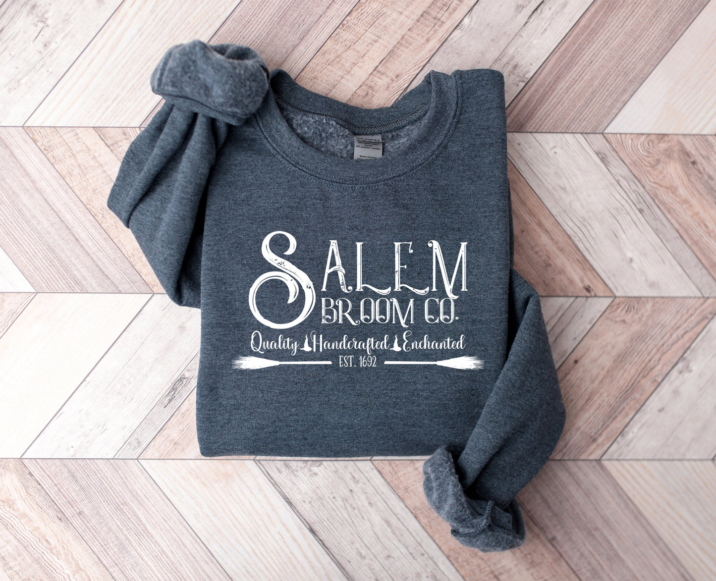 Wholesale Salem Broom Co Graphic Tee - Burnt Orange Tee