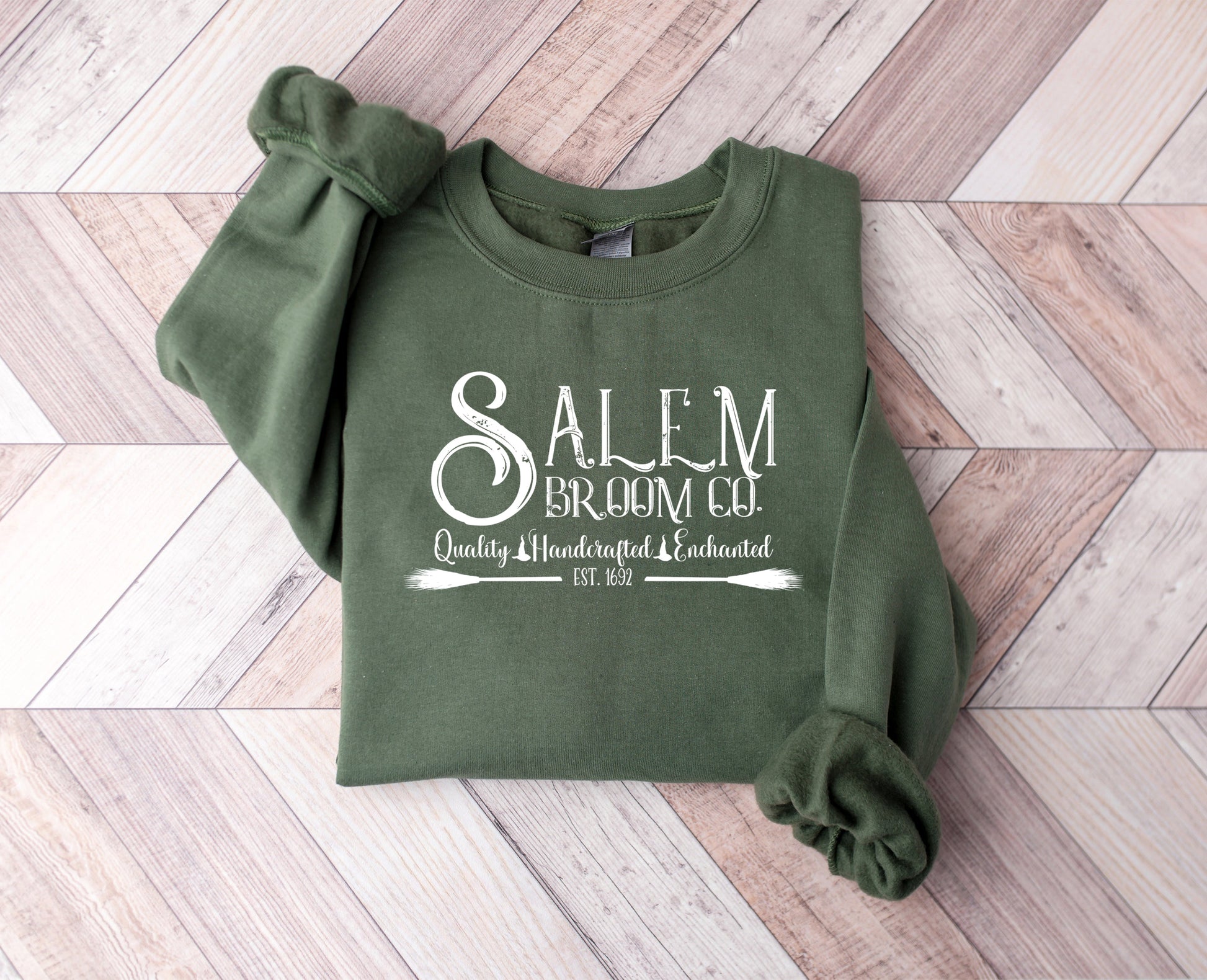 Wholesale Salem Broom Co Graphic Tee - Purple Tee