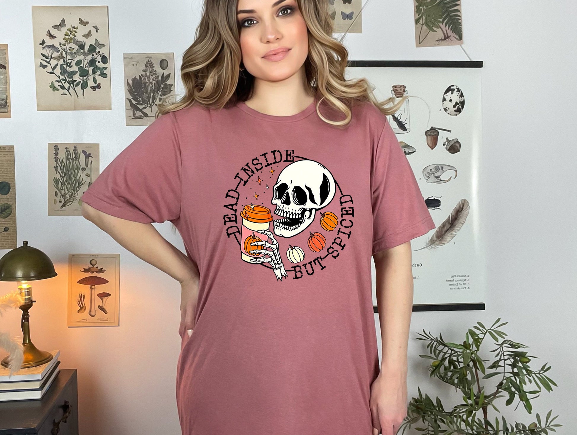 Wholesale Spiced Graphic Tee - Tan Tee