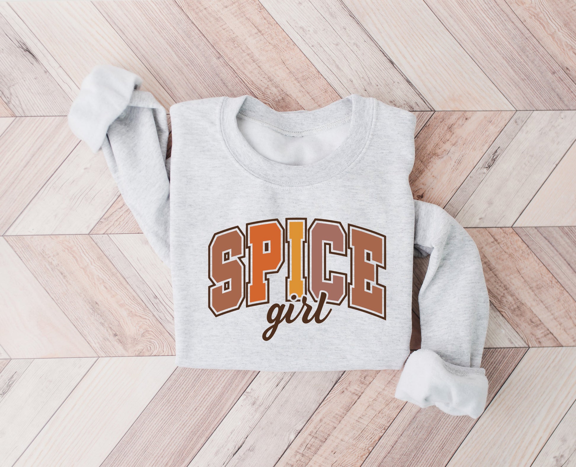 Wholesale Spice Girl Graphic Tee - Ash Sweatshirt