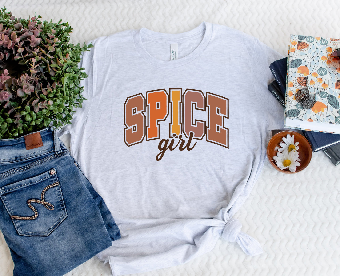 Wholesale Spice Girl Graphic Tee - Ash Tee