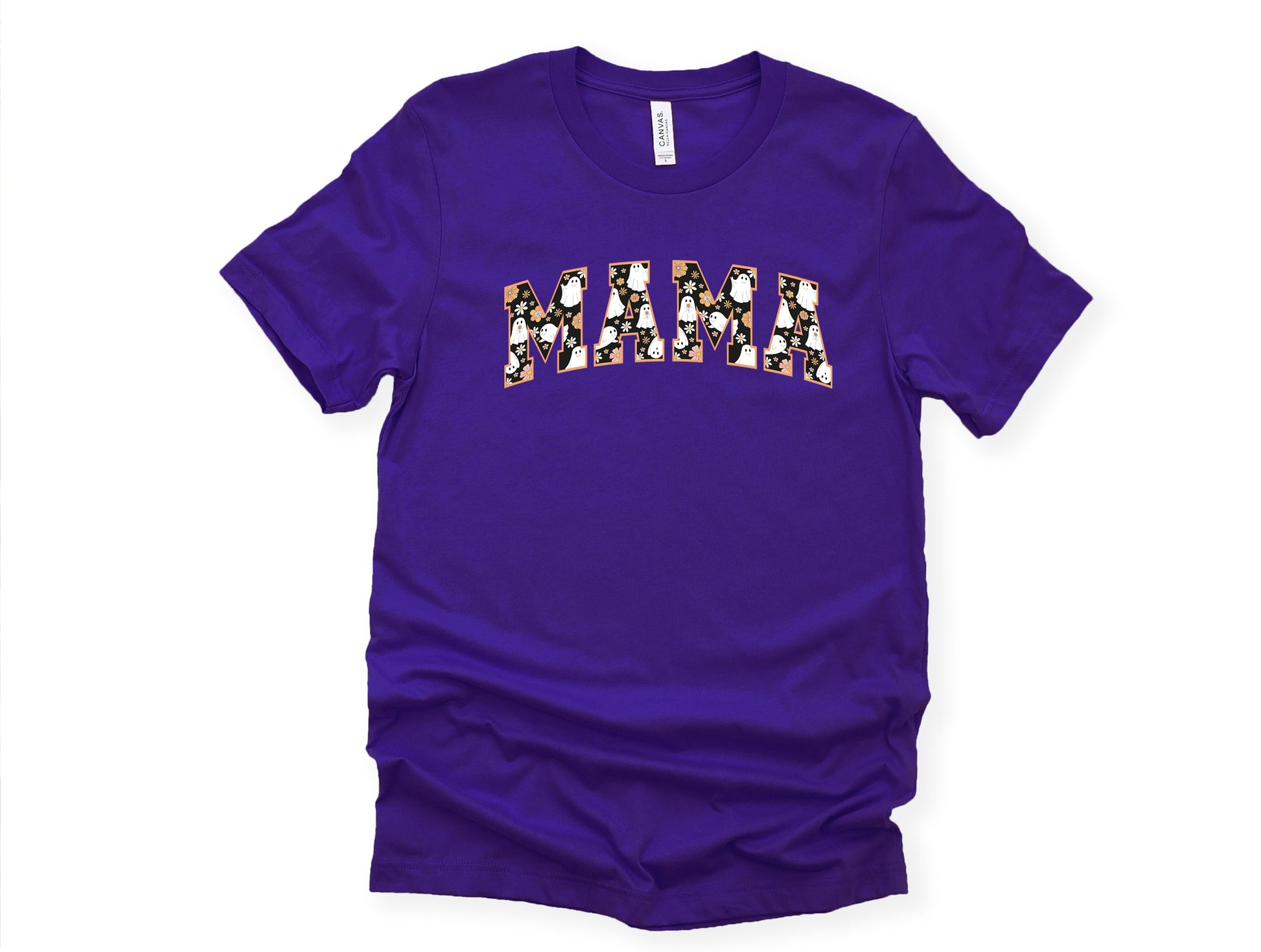 Wholesale Spooky Mama Graphic Tee - Black