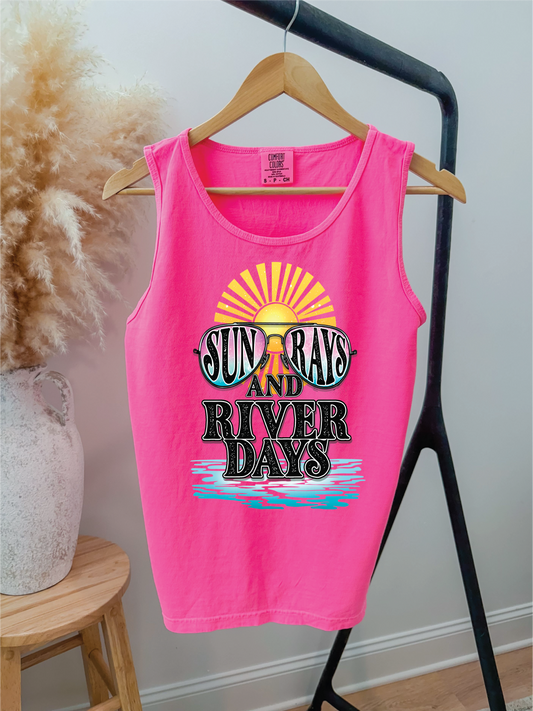 Sunrays and River Days Graphic Tee