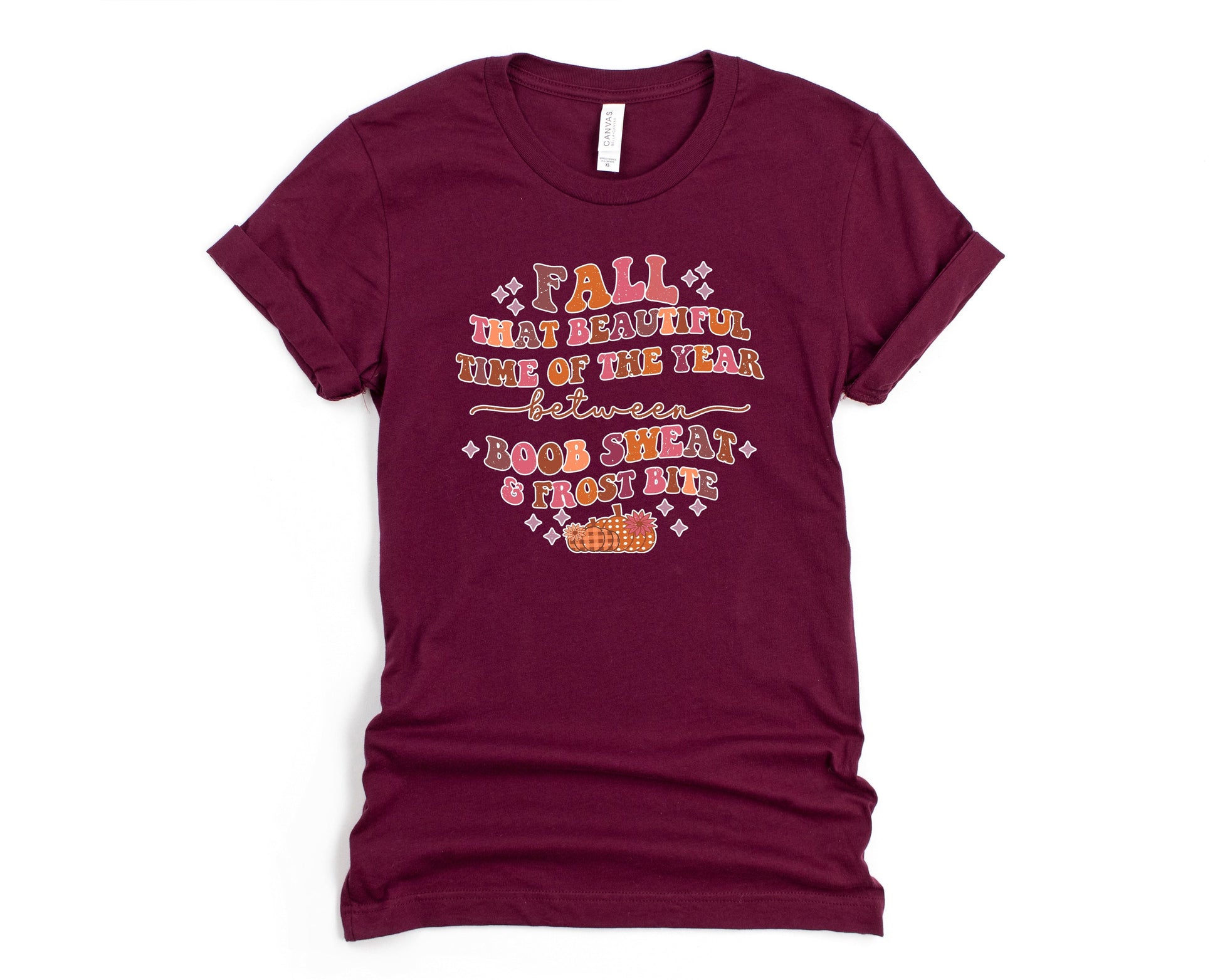 Wholesale That Beautiful Time of Year Graphic Tee - Maroon