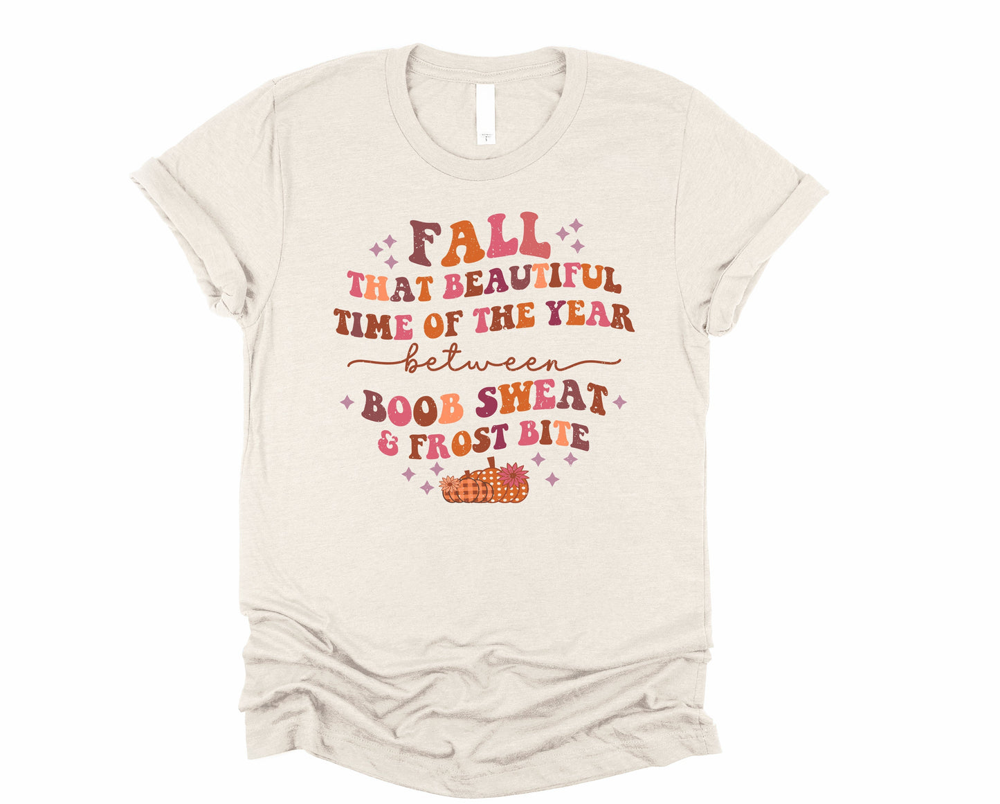 Wholesale That Beautiful Time of Year Graphic Tee - Heather Sand
