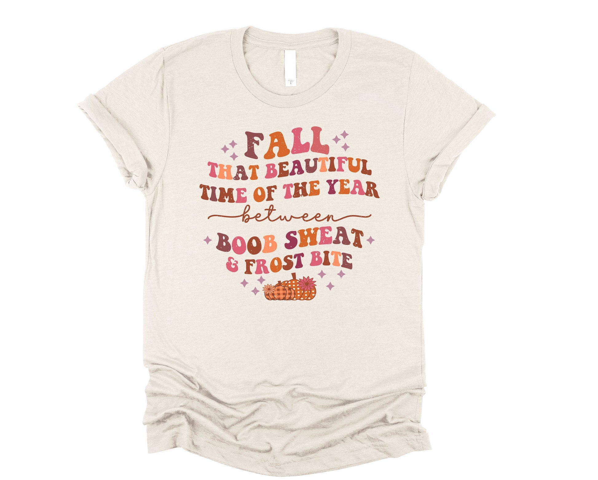 Wholesale That Beautiful Time of Year Graphic Tee - Heather Sand