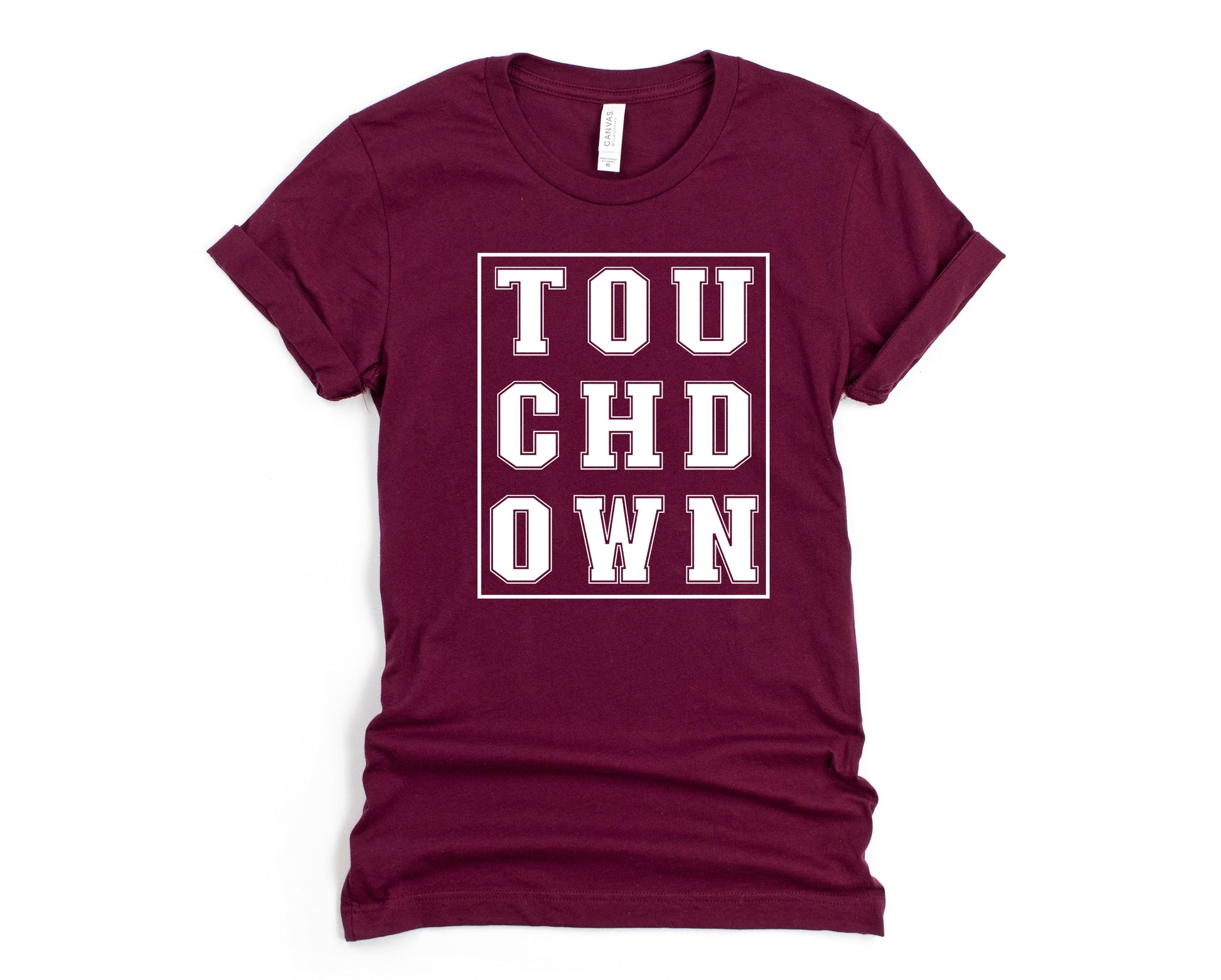 Wholesale Touchdown Graphic Tee - Chestnut