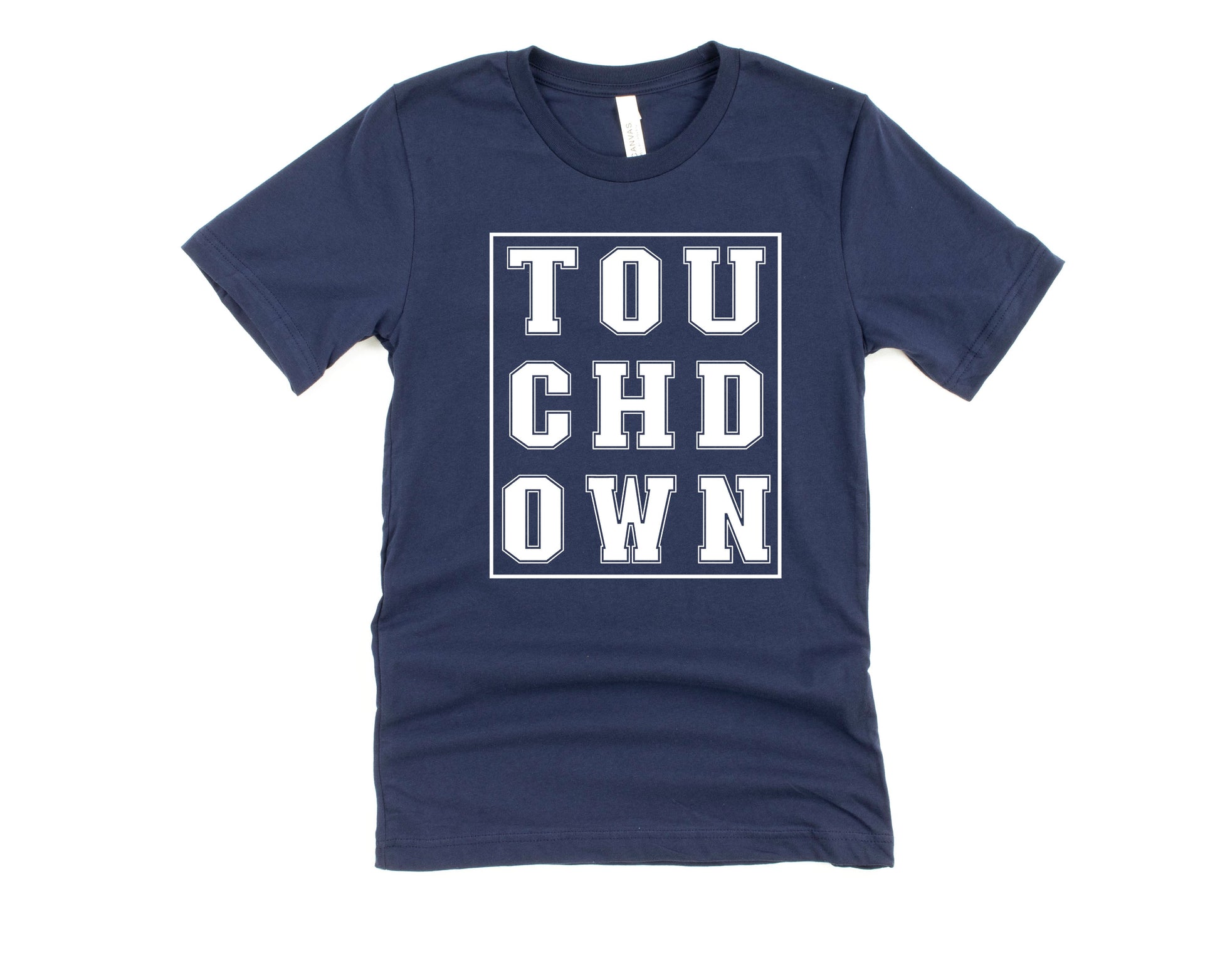 Wholesale Touchdown Graphic Tee - Black Sweatshirt
