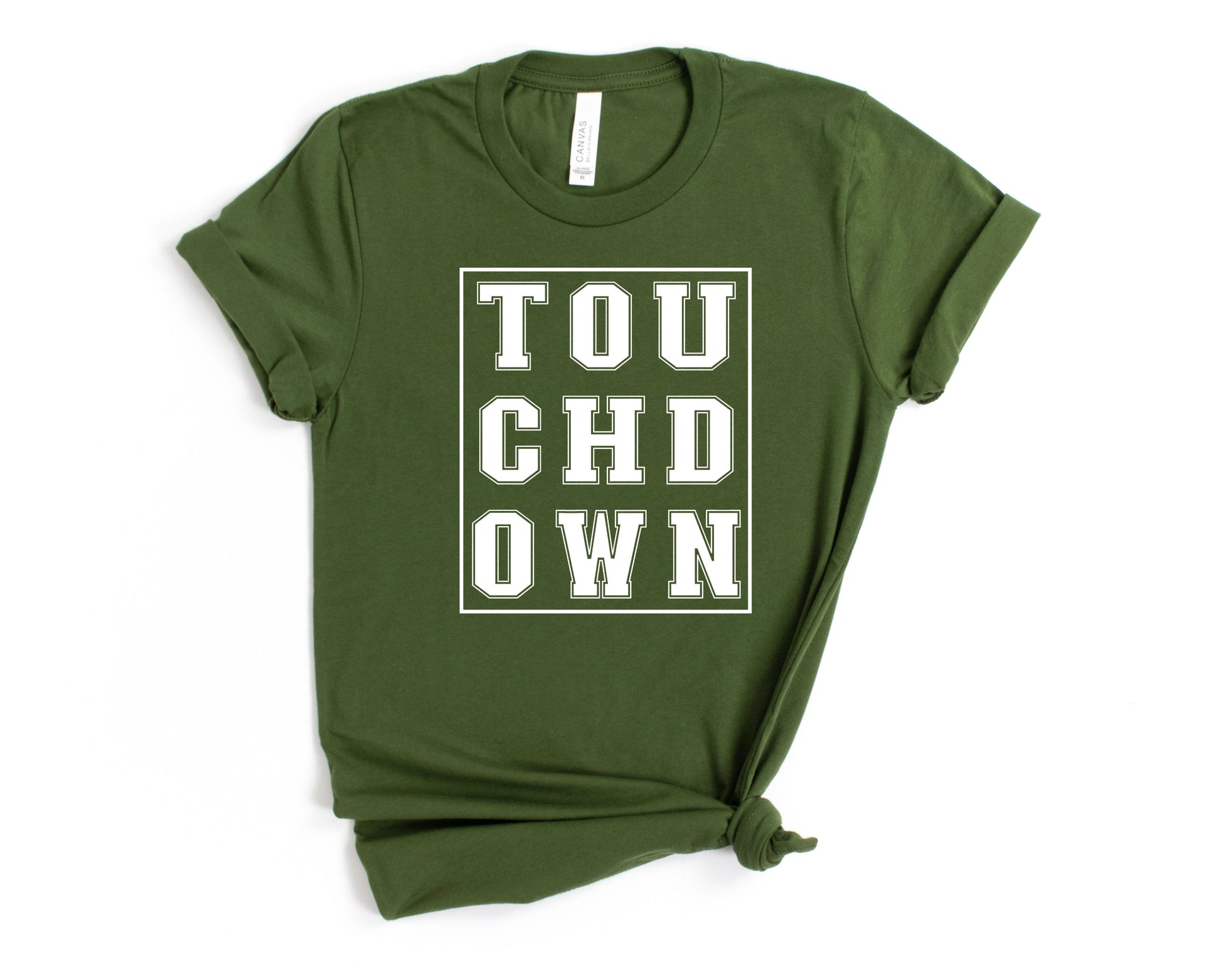 Wholesale Touchdown Graphic Tee - Maroon