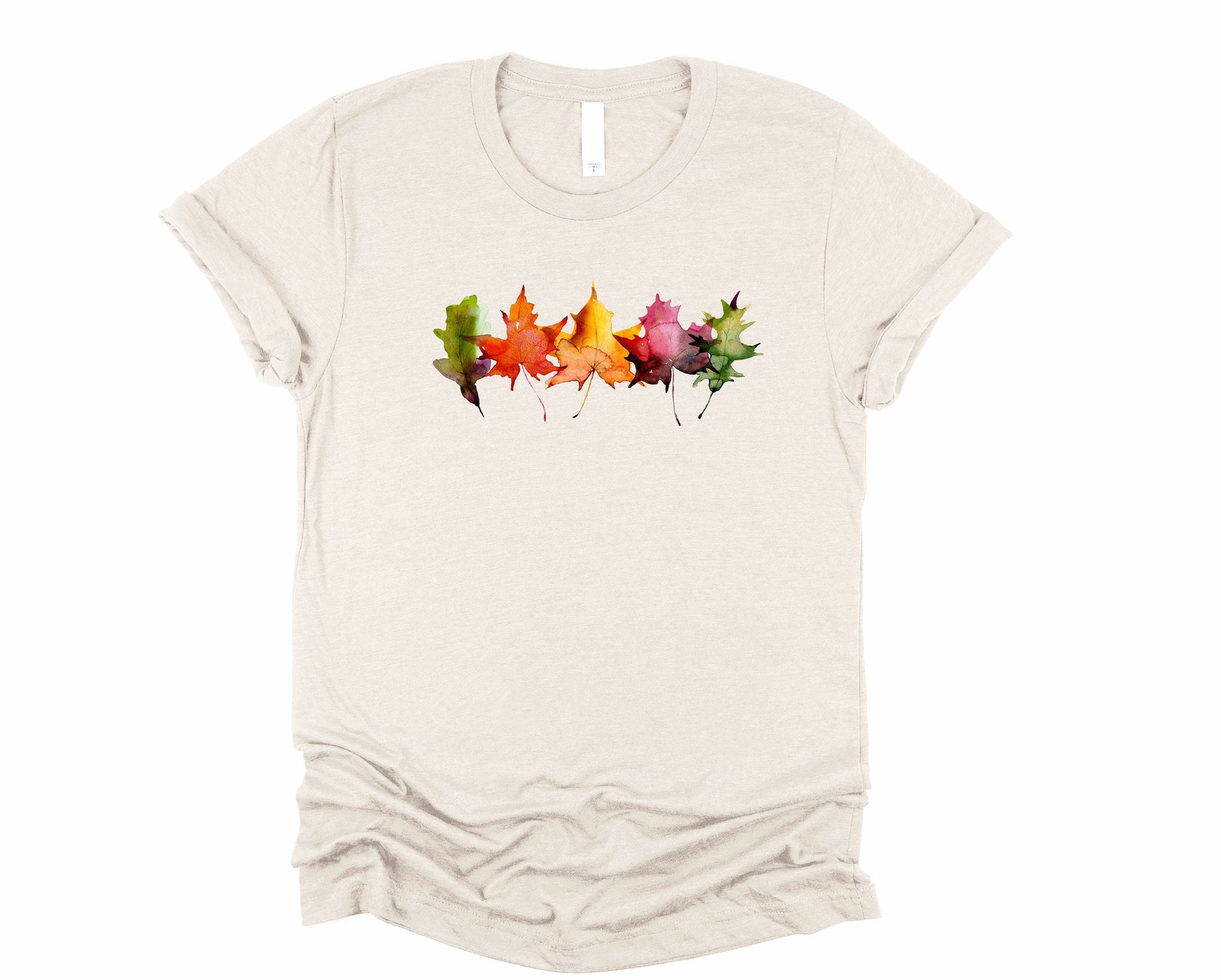 Wholesale Watercolor Maples Graphic Tee - Sand