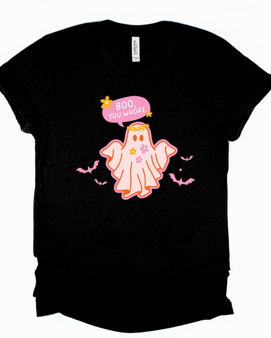 Wholesale You Whore Graphic Tee - Black Tee
